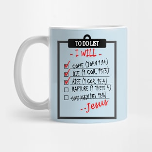 Jesus's To Do List Light Shirts Mug